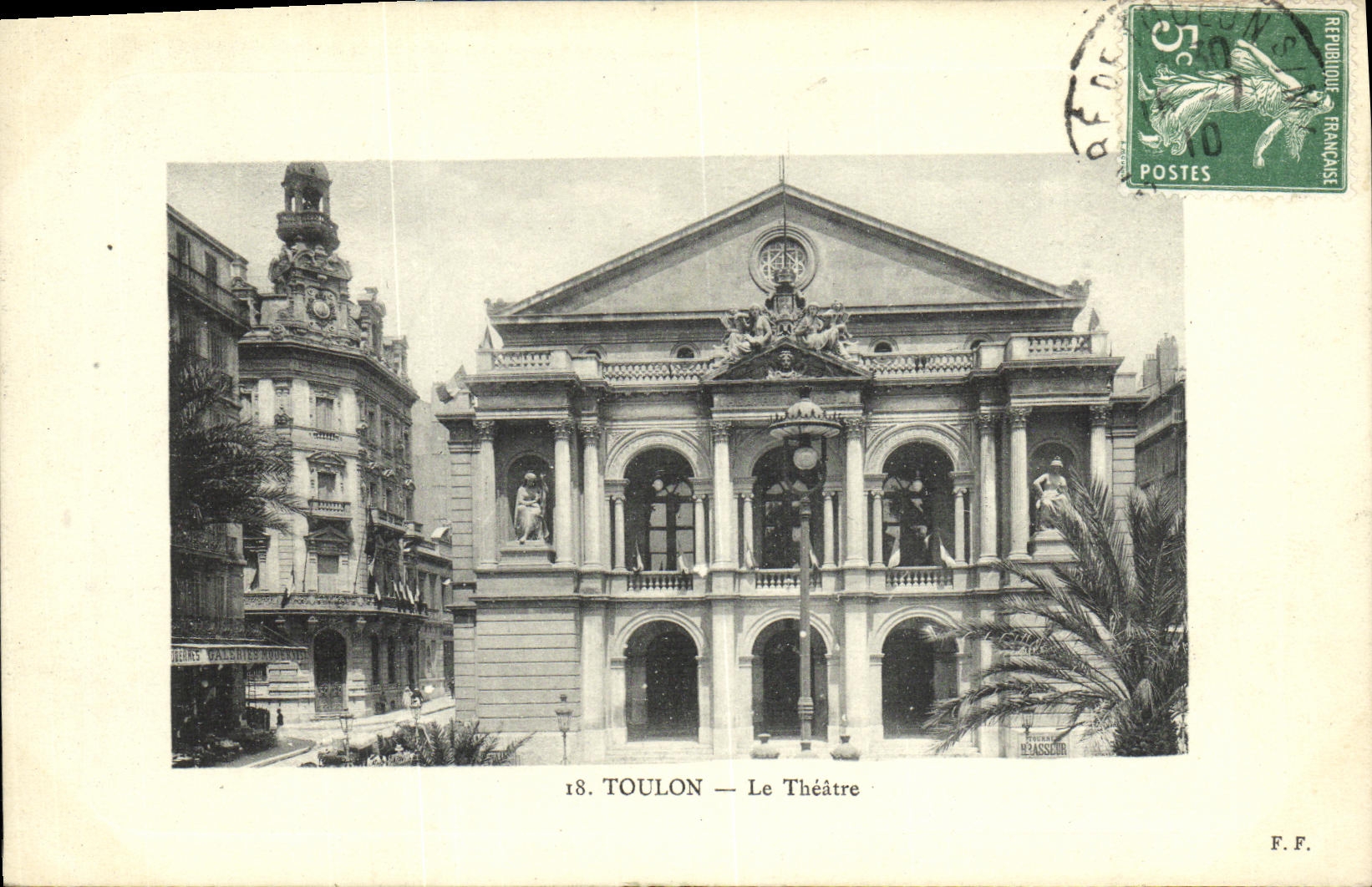 Toulon — Das Theater — F. F. Roassieur, Nr. 18
