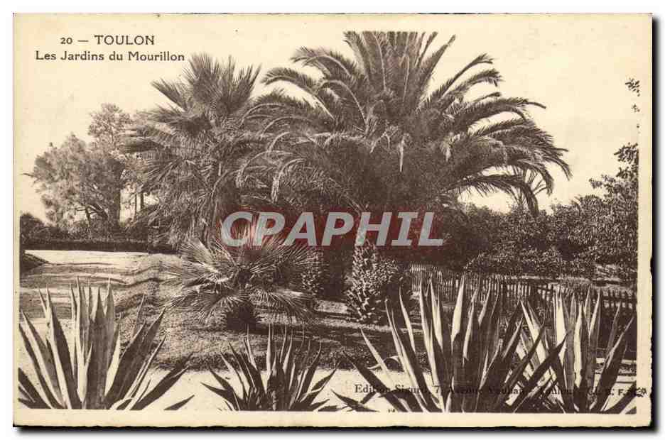 CPA Toulon Jardins Du Mourillon