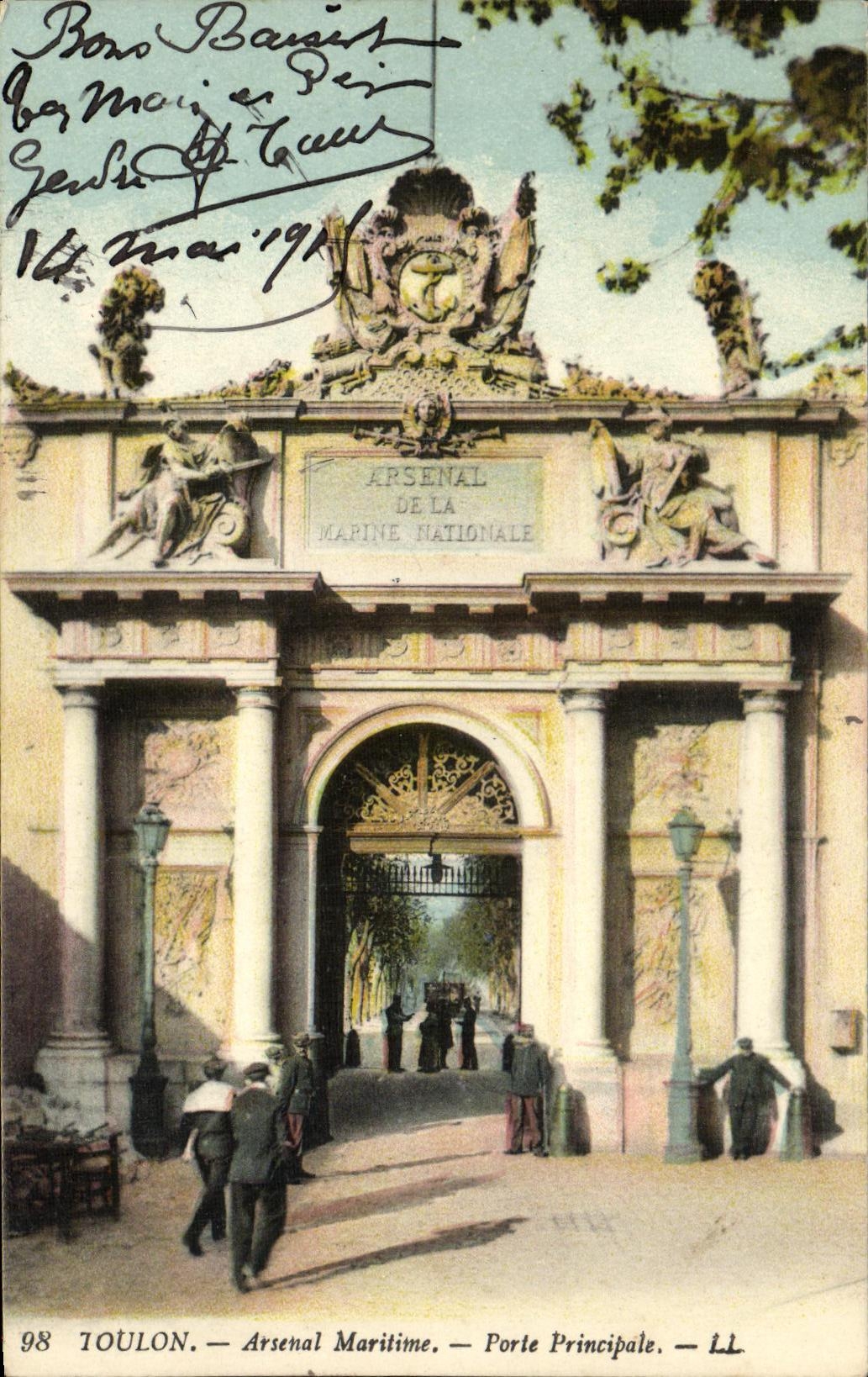 Toulon — Arsenal Maritime — Porte Principale — LL