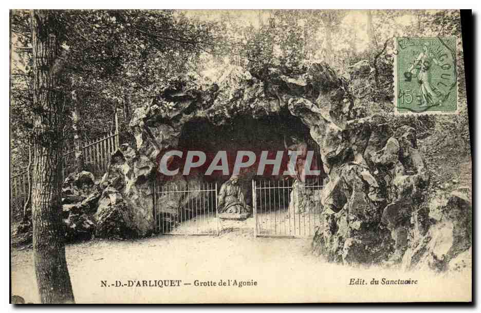 CPA D Arliquet Grotte de L Agonie