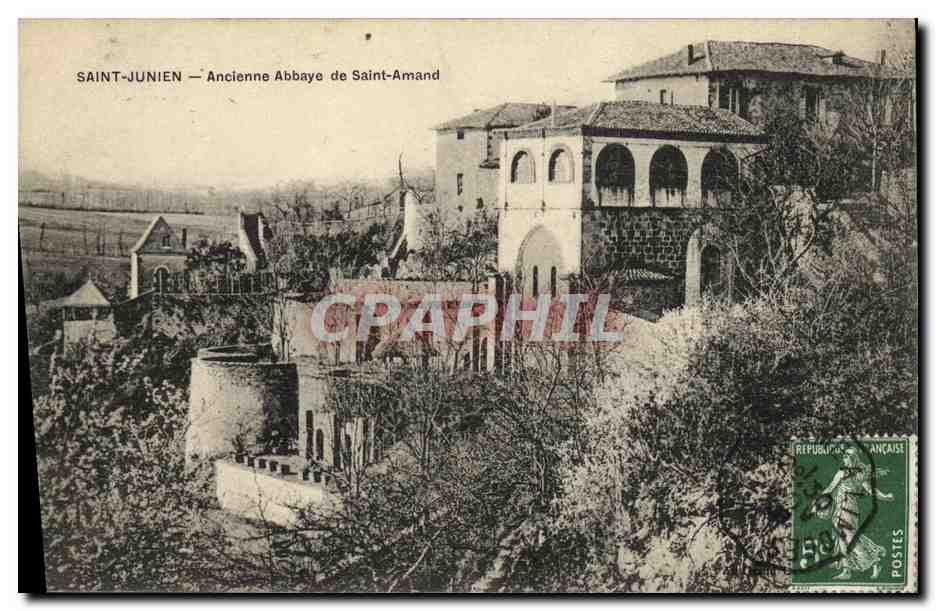 CPA Saint Junien Ancienne Abbaye de Saint Amand
