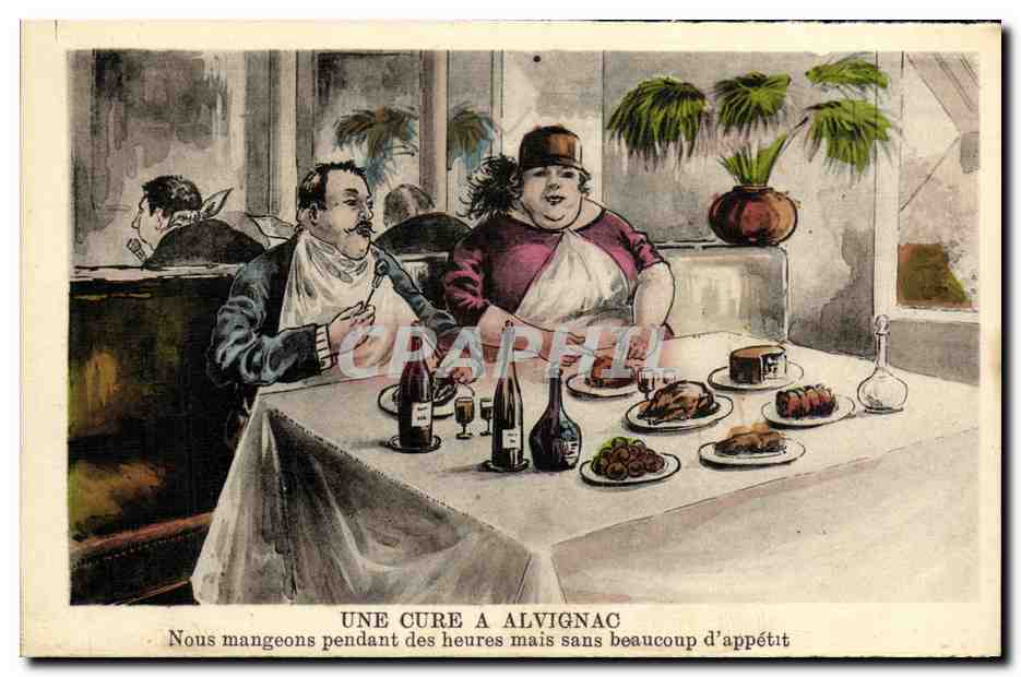 Une cure à Alvignac — humouristique — éditeur non visible