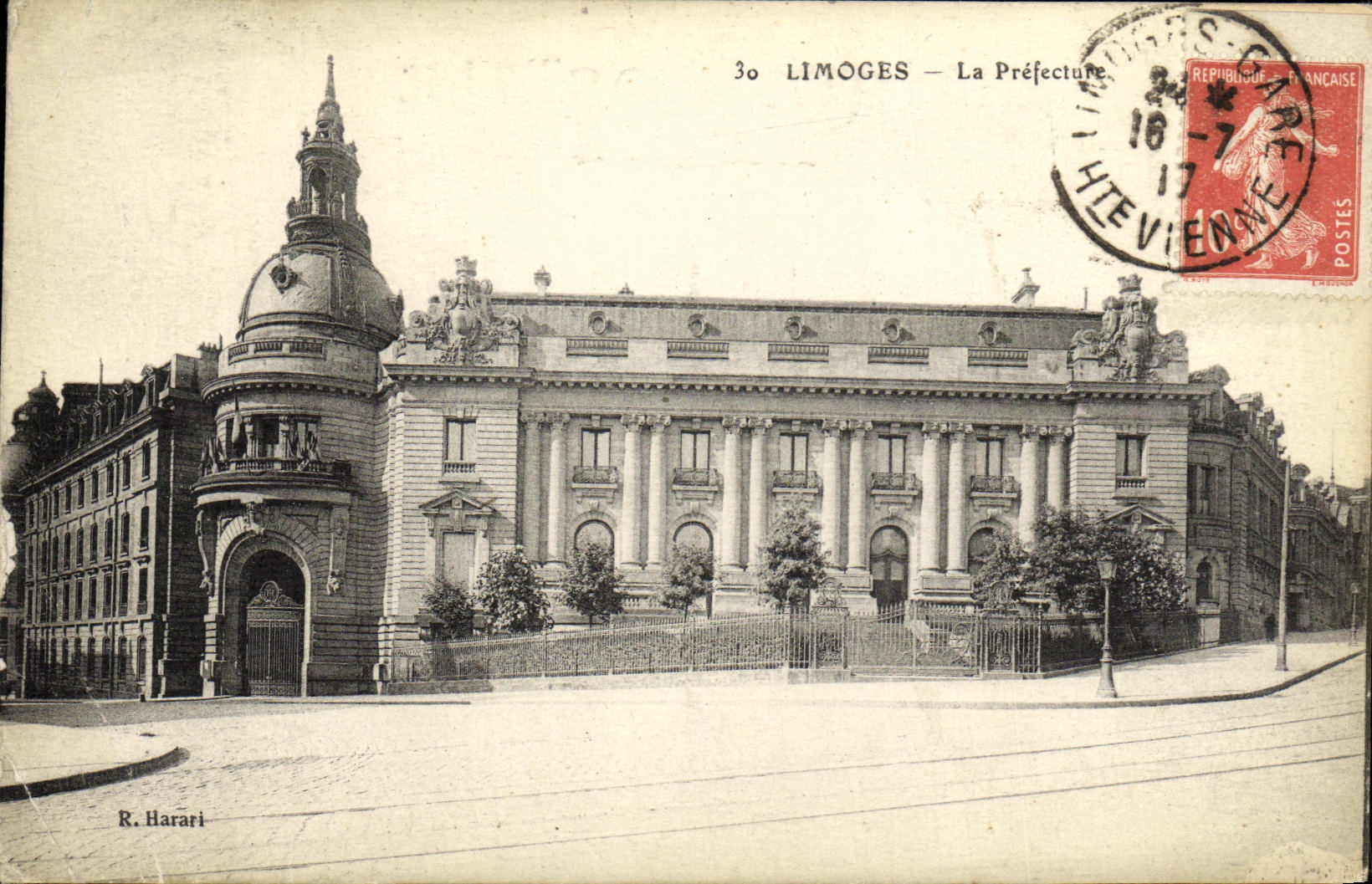 CPA Limoges La Prefecture
