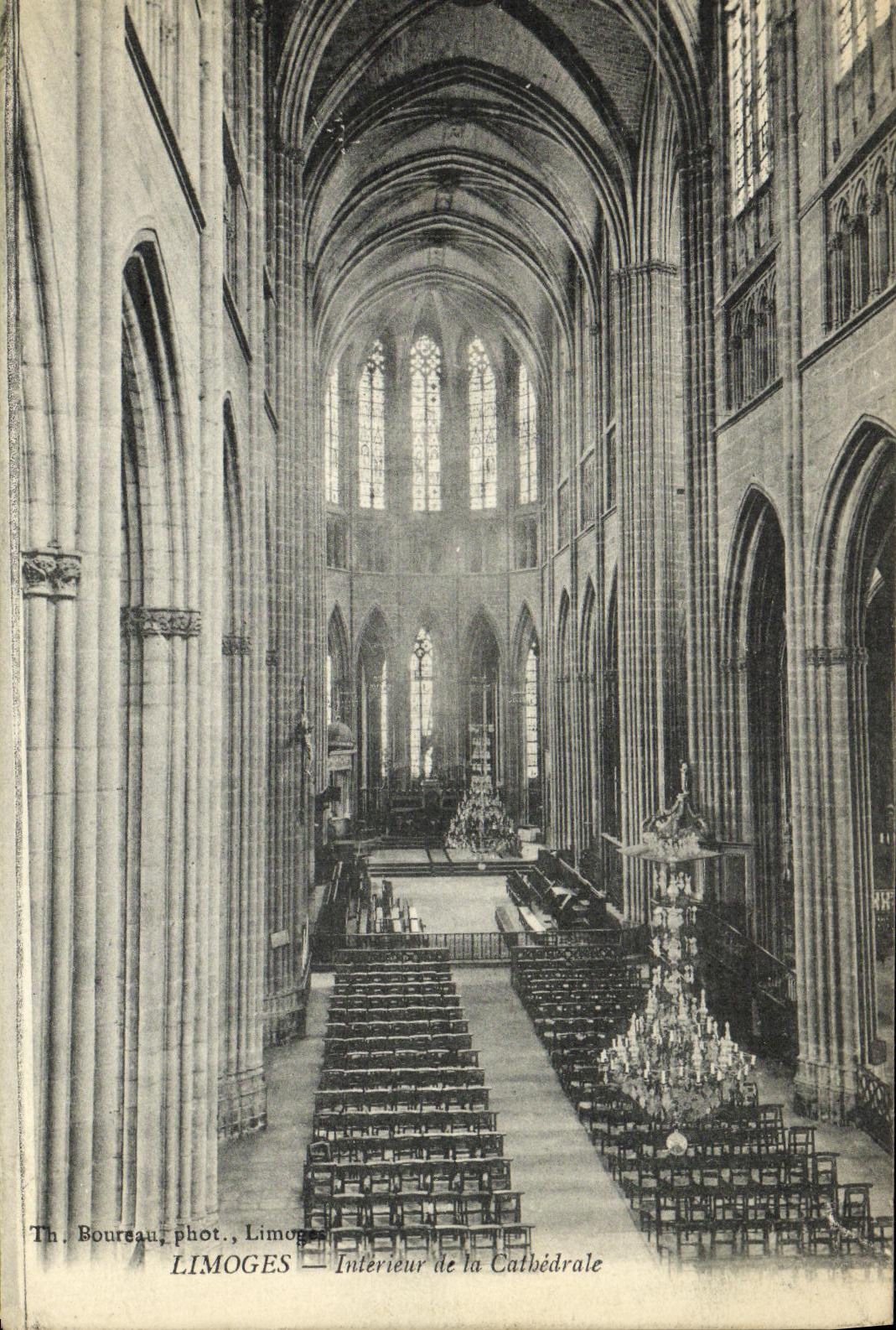 Limoges — Intérieur de la Cathédrale — Th. Bourreau phot., Limoges