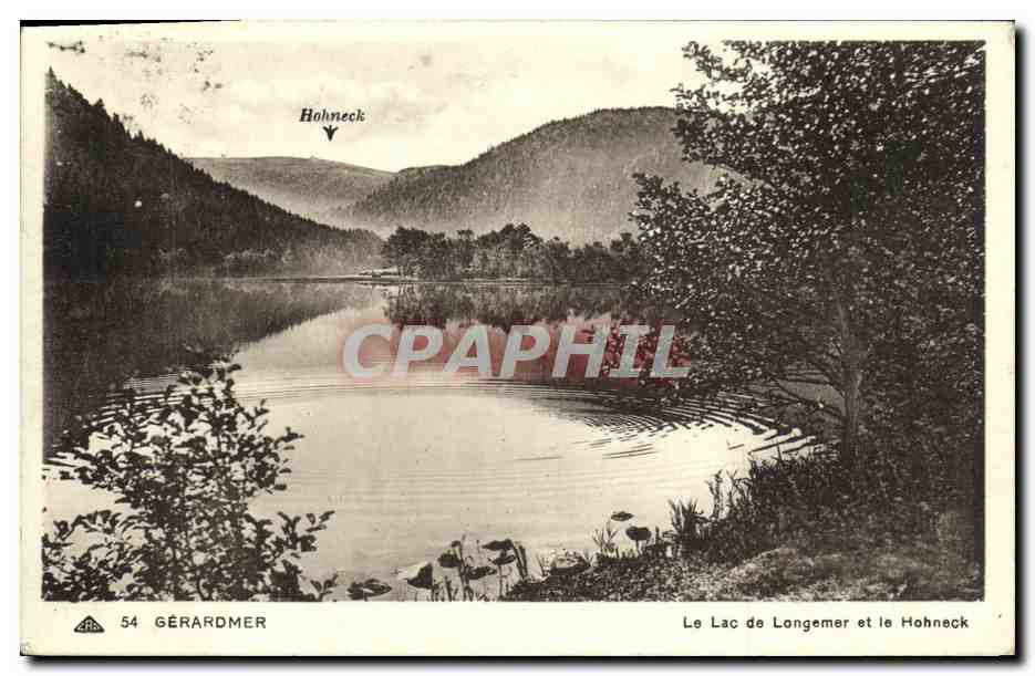 CPA Gerardmer Le Lac de Longemer et le Hohneck