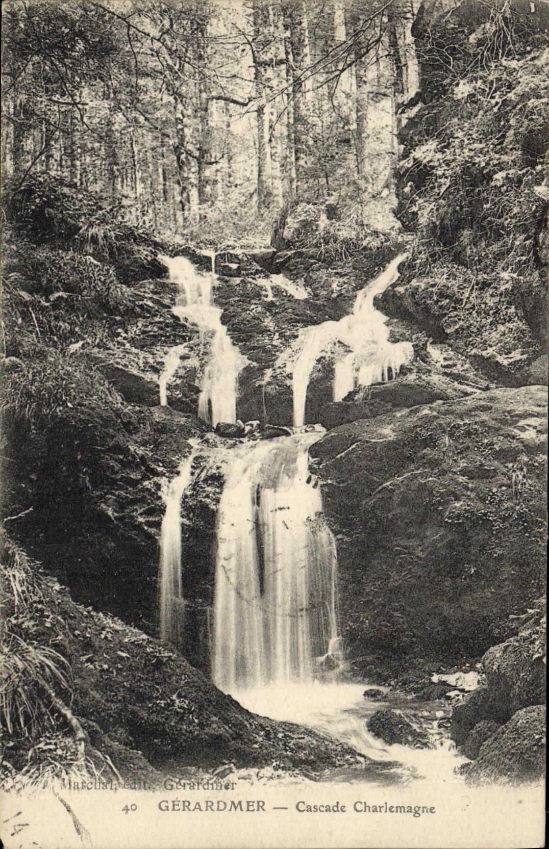 CPA Gerardmer Cascade Charlemagne