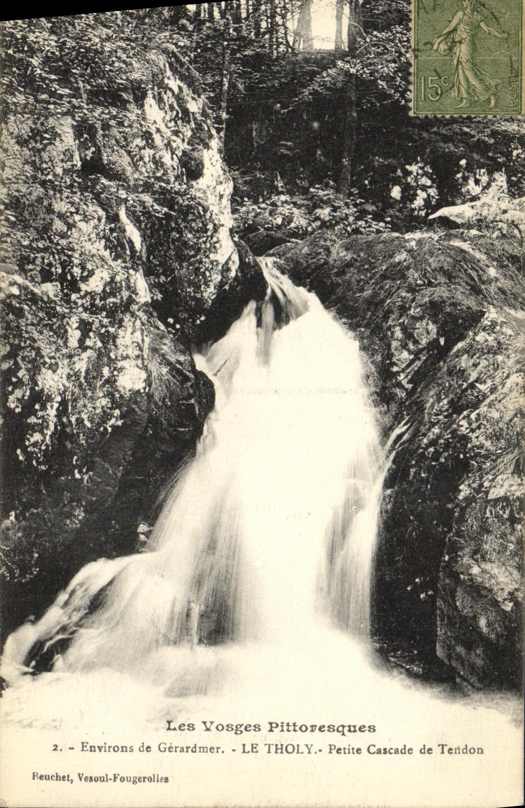 CPA Environs de Gerardmer Le Tholy Petite Cascade de Tendon