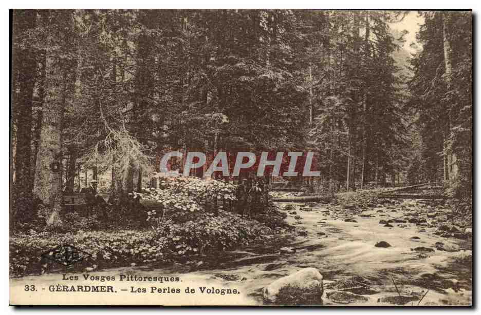 Gérardmer — Les Perles de Vologne — Éditeur C. Lavigne Besanon, n°33 - Recto
