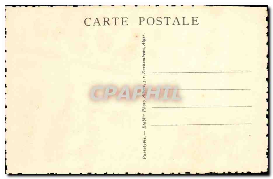 CPA Medea Un coin de la Pepiniere — Rückseite