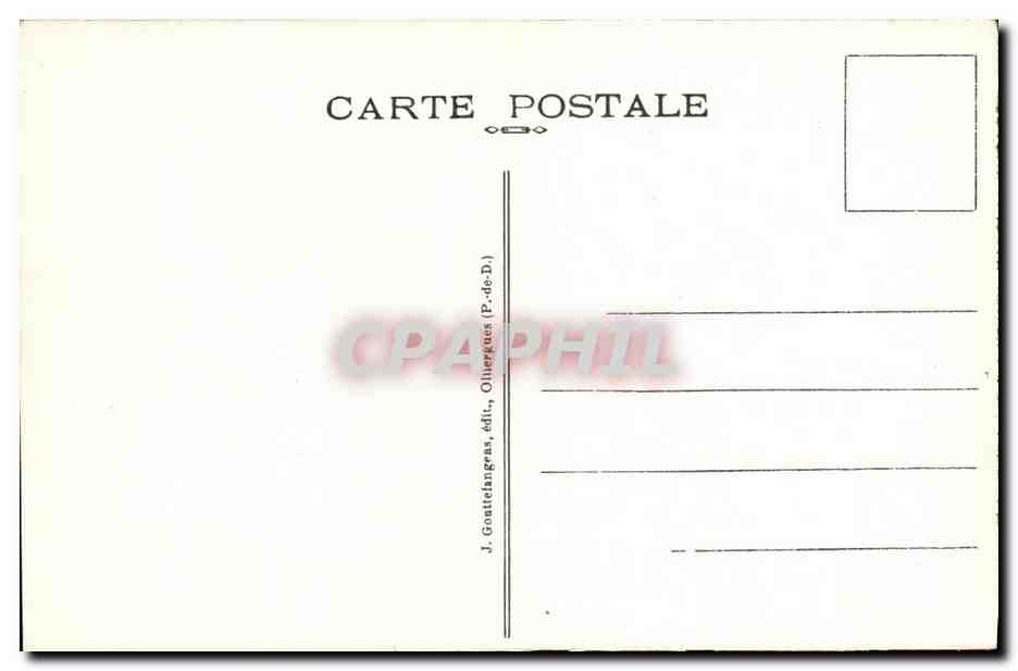 CPA Le Mont Dore Vue Generale — Verso