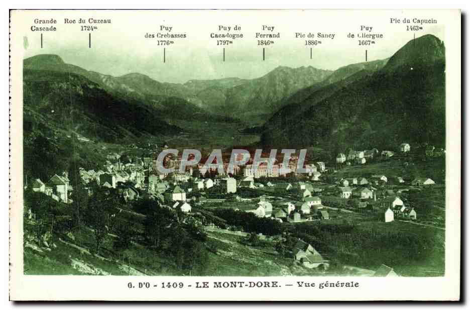 CPA Le Mont Dore Vue Generale