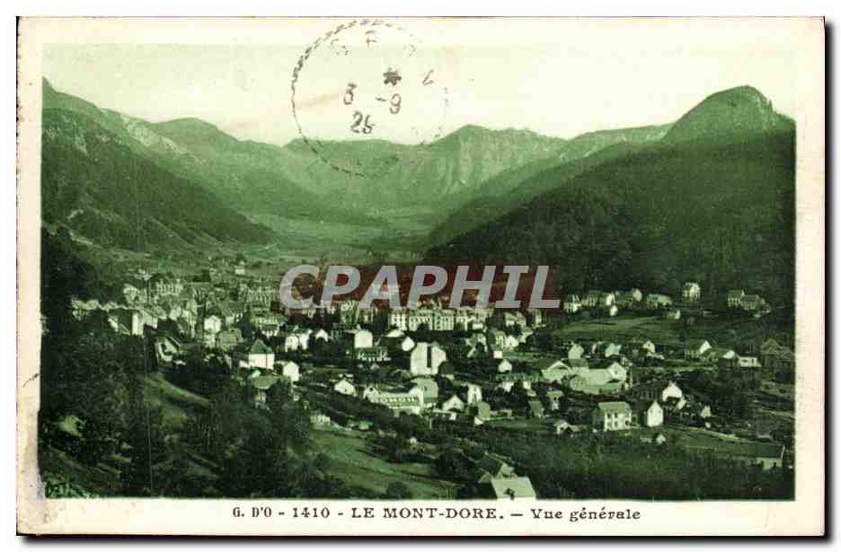 CPA Le Mont Dore Vue Generale 