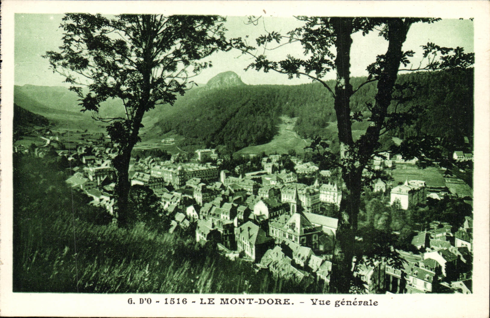 CPA Le Mont Dore Vue Generale 