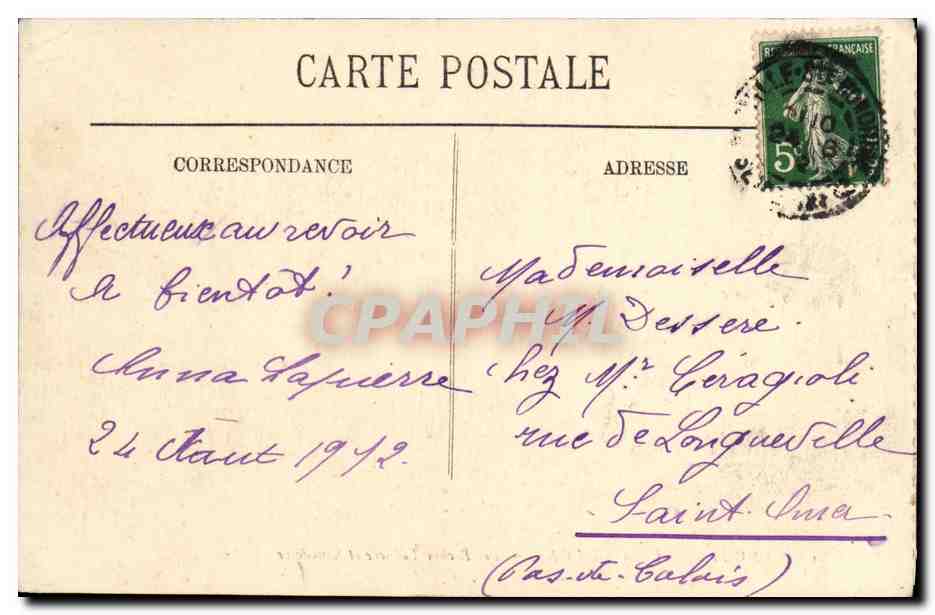 CPA Le Mont Dore Les Roches Tuiliere et Sanadoire — Verso