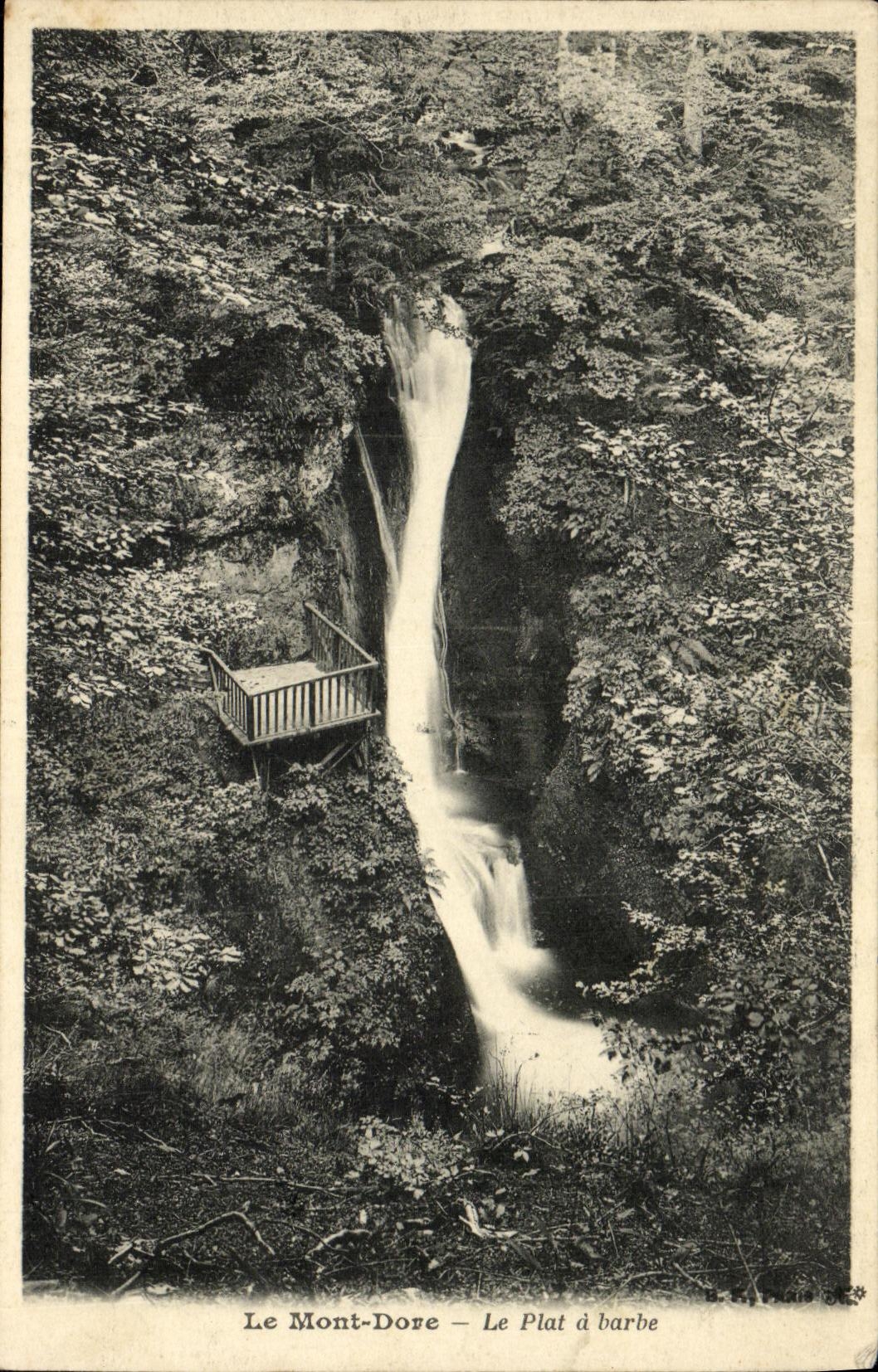 CPA Le Mont Dore Le Plat a Barbe