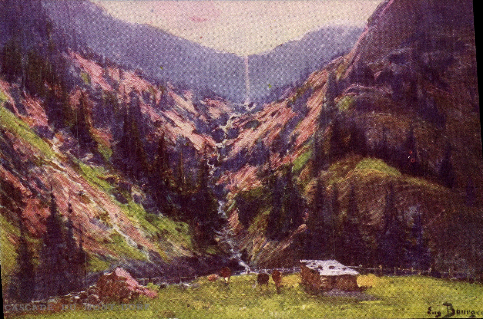 CPA Auvergne Cascade du Mont Dore