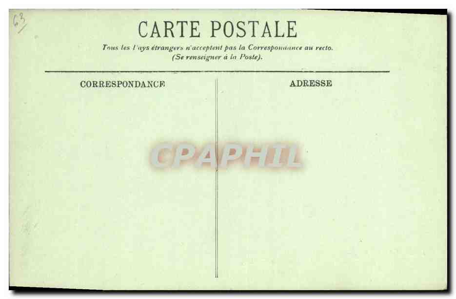 CPA L Auvergne Le Mont Dore Vue Generale — Verso