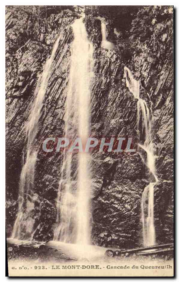 CPA Le Mont Dore Cascade Du Queureuilh 
