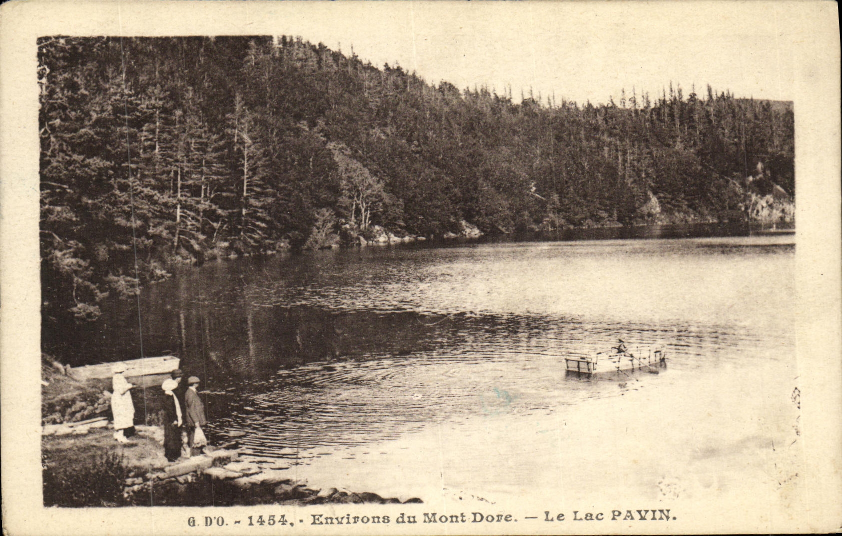 CPA Environs de Mont Dore Le Lac Pavin 