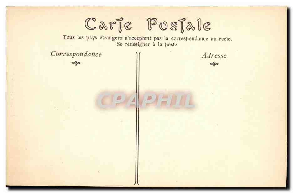 CPA Paysanne Normande Folklore Costume Coiffe — Verso