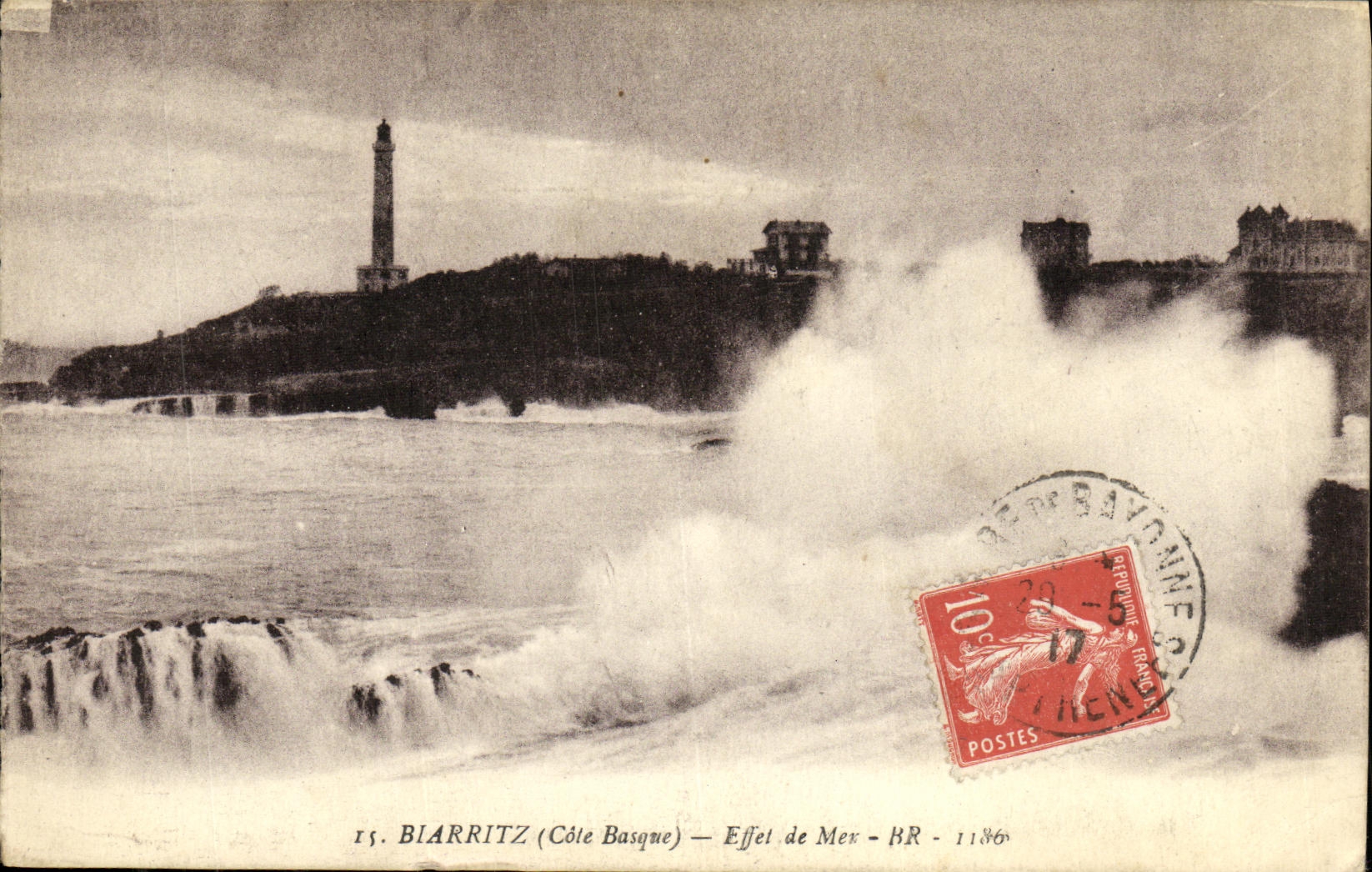 Biarritz (Côte Basque) — Effet de Mer — BR - 1186