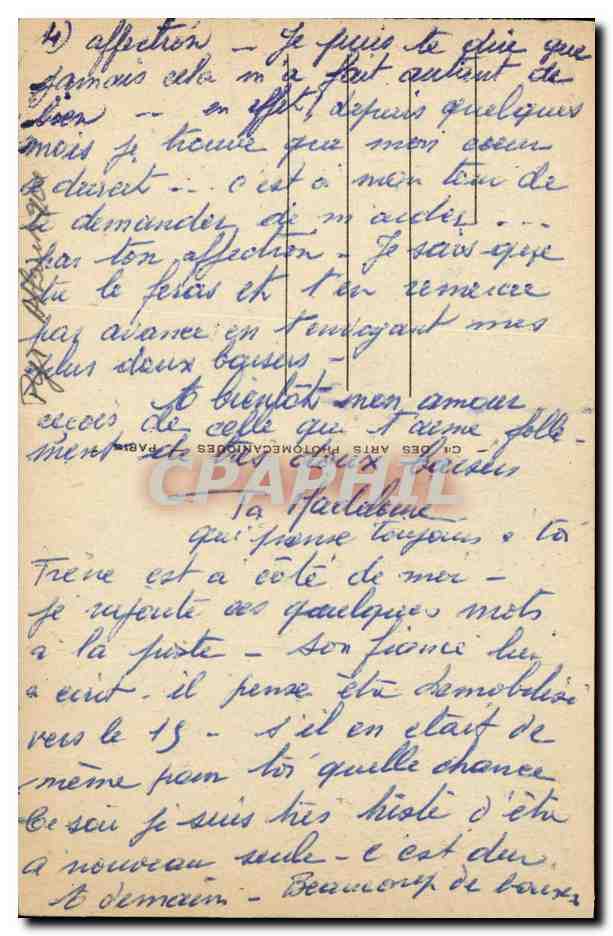Biarritz — Effet de Vagues au Rocher de la Vierge — CPA n°186 — Reverso