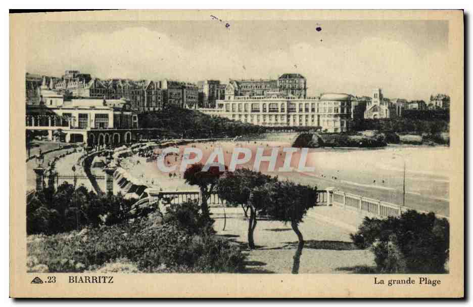 Biarritz — La grande Plage — Graphphil n°23