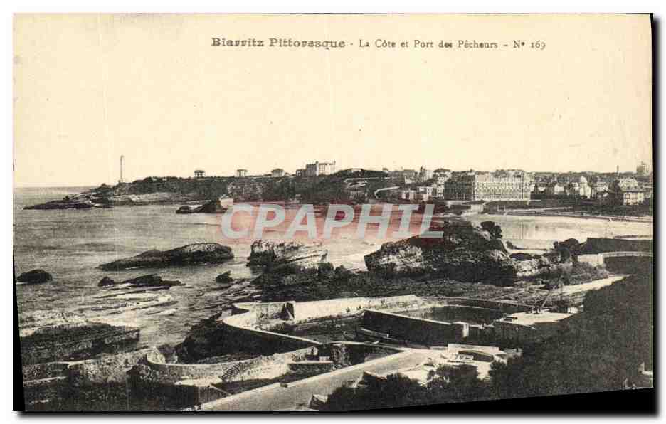 Biarritz Pittorrasque - La Côte et Port des Pêcheurs - N° 169