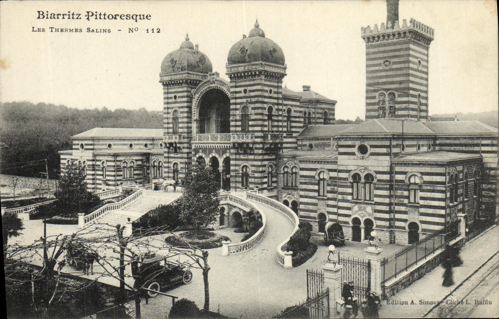 CPA Biarritz Pittioresque Les Thermes Salins 