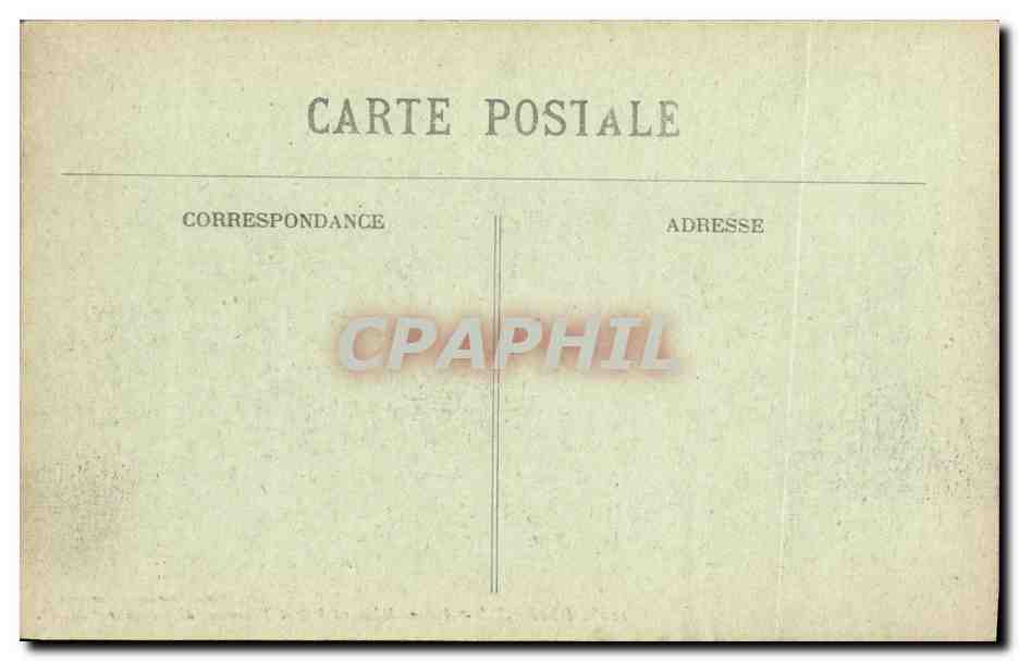 CPA Biarritz Avenue Edouard VII et tramway de Bayonne — Rückseite