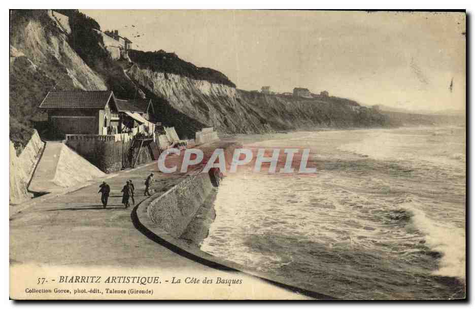 CPA Biarritz Artistique La Cote des Basques