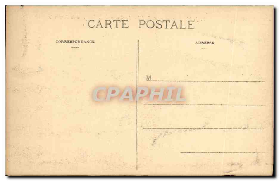 Biarritz - Le Rocher de la Vierge et la Passerelle — E. J. M. n°3 — Verso