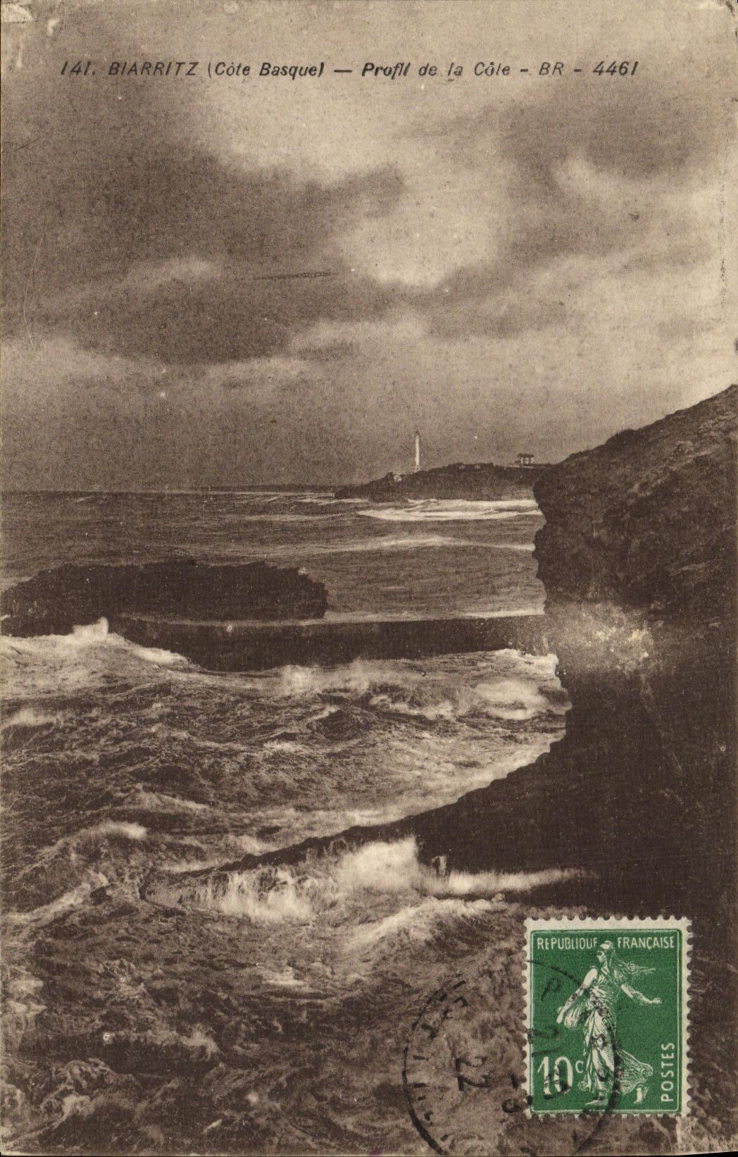 Biarritz (Côte Basque) — Profil de la Côte — BR - 4461