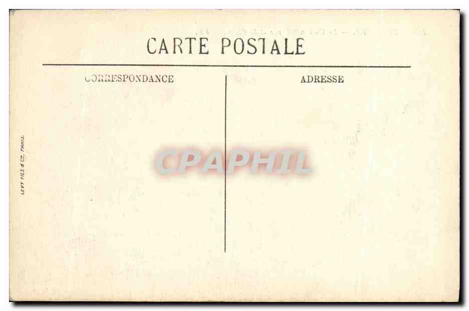CPA Biarritz Le Casino Bellevue et La Plage  — Verso