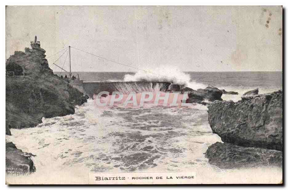 CPA Biarritz Rocher de la Vierge 