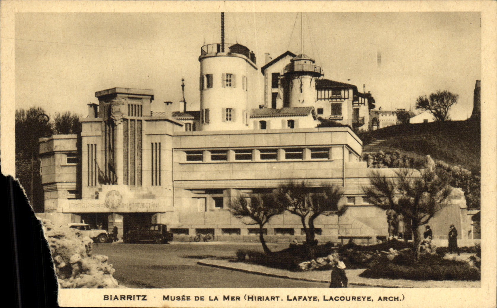 CPA Biarritz Musee De La Mer Hiriart