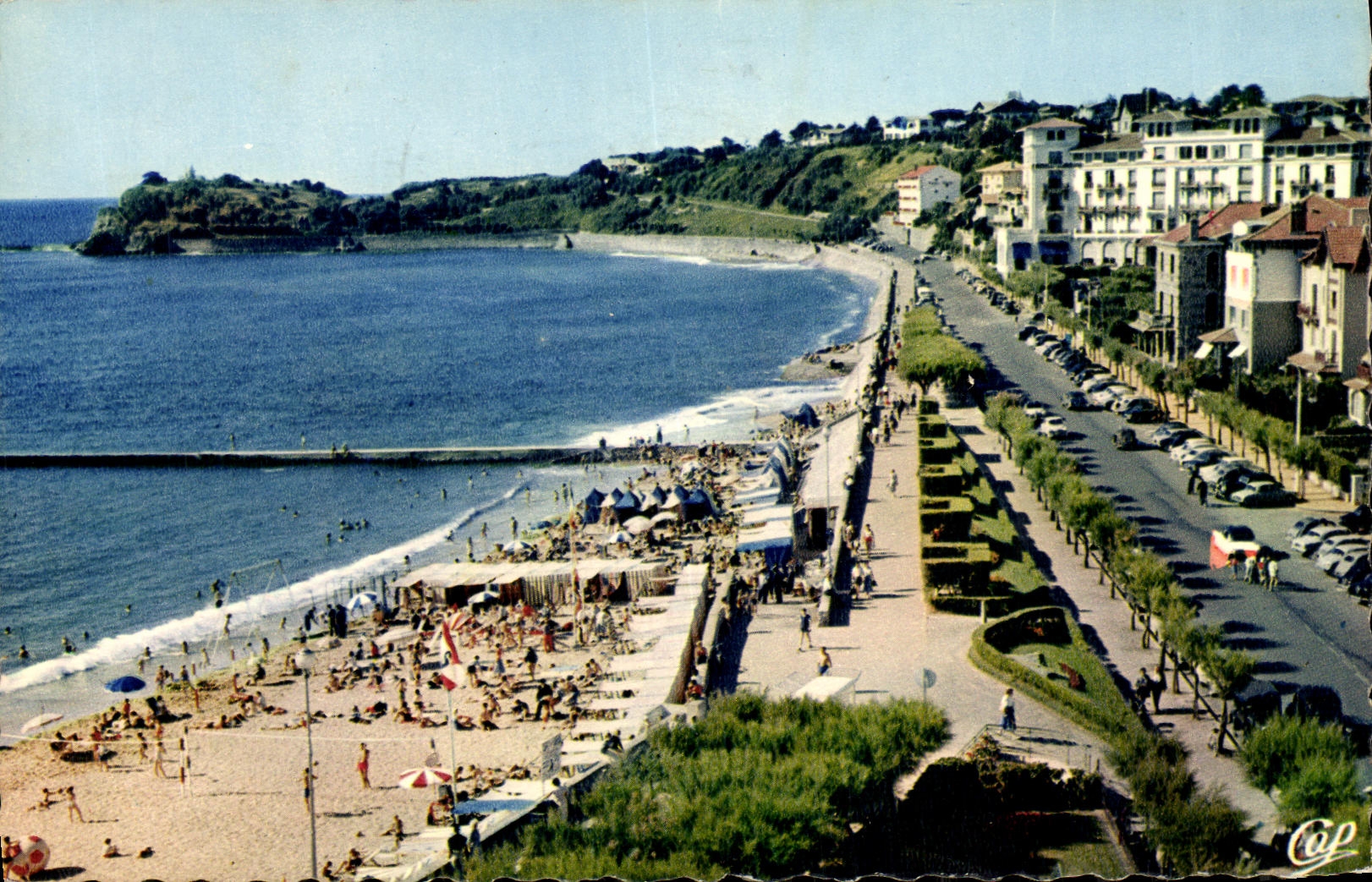 Saint-Jean-de-Luz — La Plage vers la Pointe Ste-Barbe — Lumicap