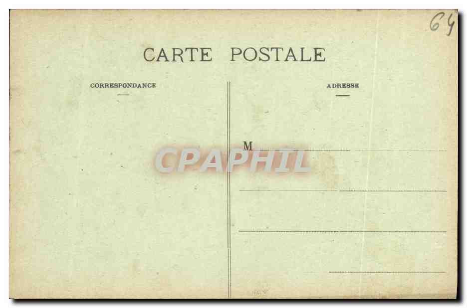CPA Environs de Saint Jean De Luz L Eglise d Urrugne  — Verso