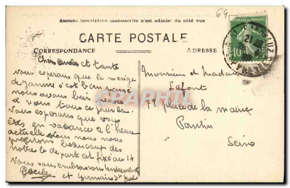 Costa Basca — St-Jean-de-Luz — Scogliere di Socoa — In prospettiva, il Capo Figuier (Spagna) — J. Darras, editore — Verso