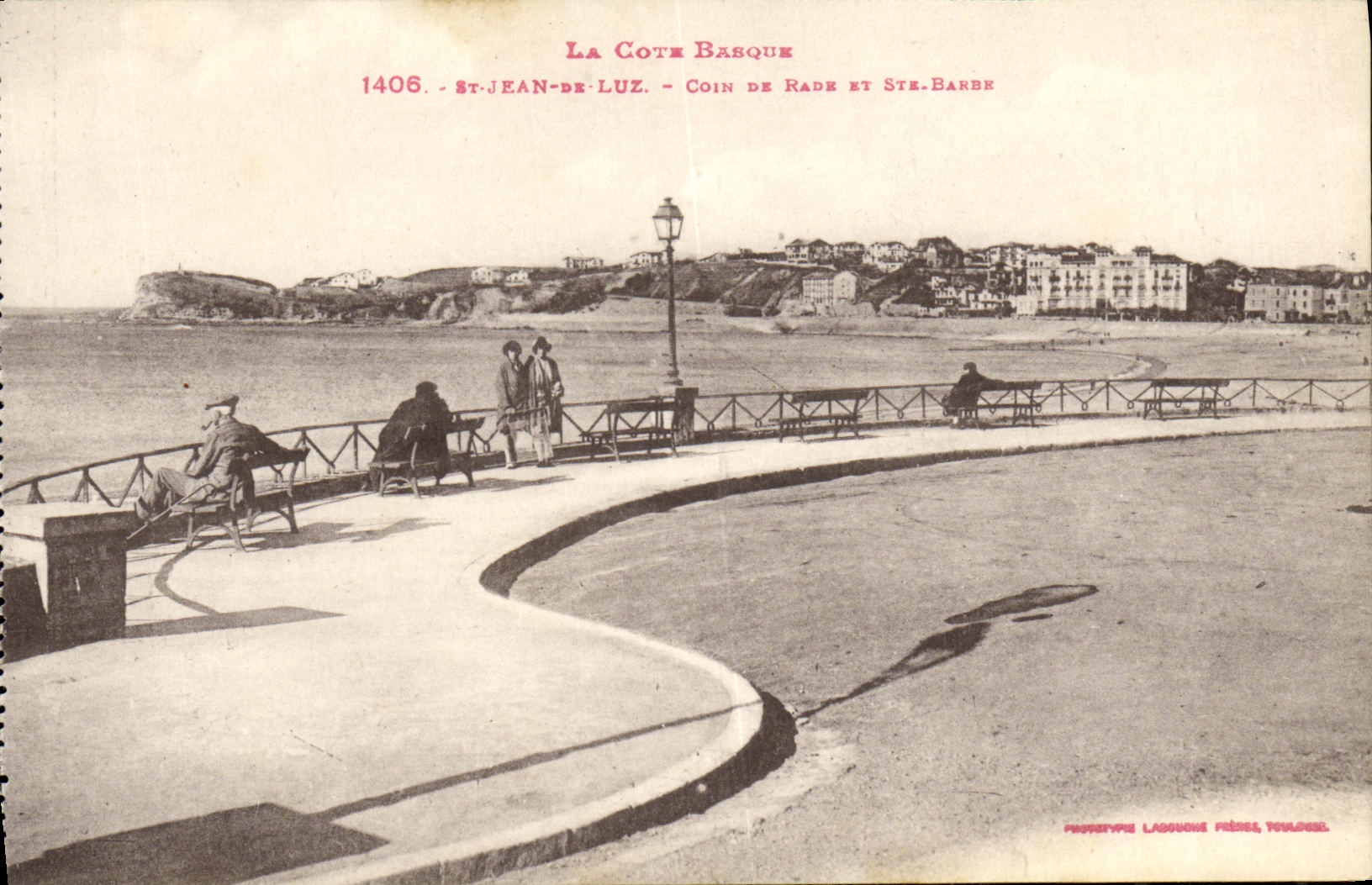 St-Jean-de-Luz - Coin de Rade et Ste-Barbe — Phototype Lassoume Frères, Youlouze