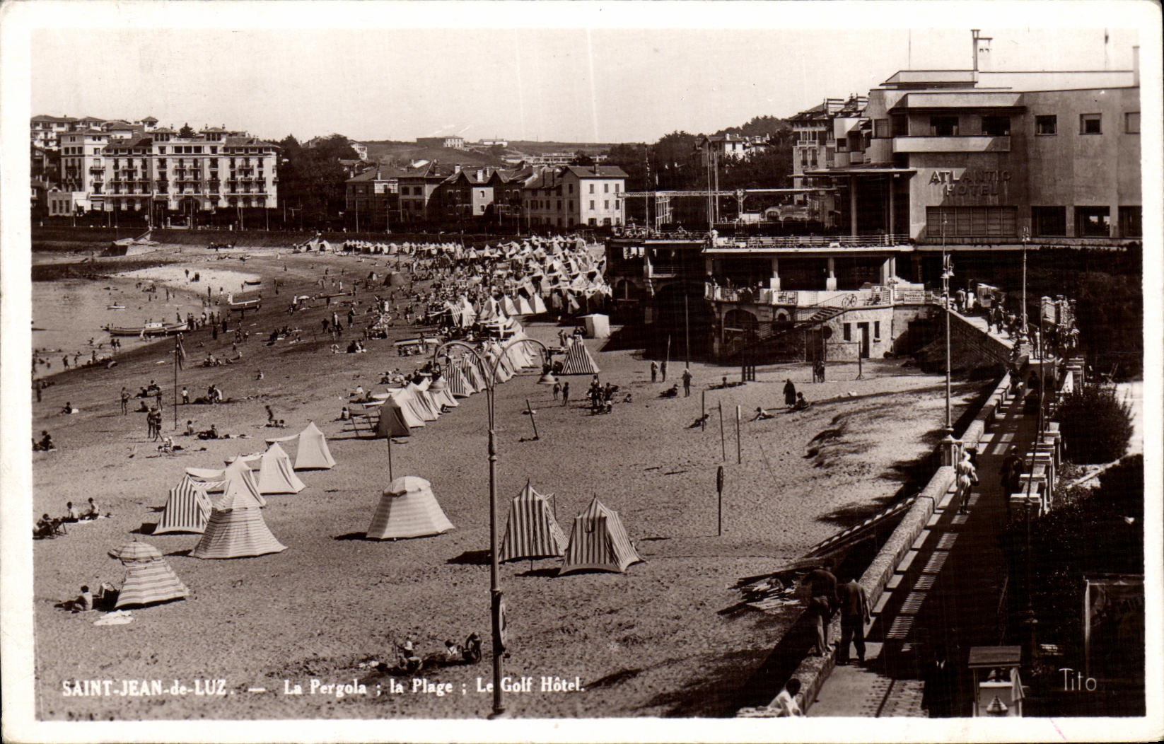 Saint-Jean-de-Luz — La Pergola ; La Plage ; Le Golf Hôtel — Tito