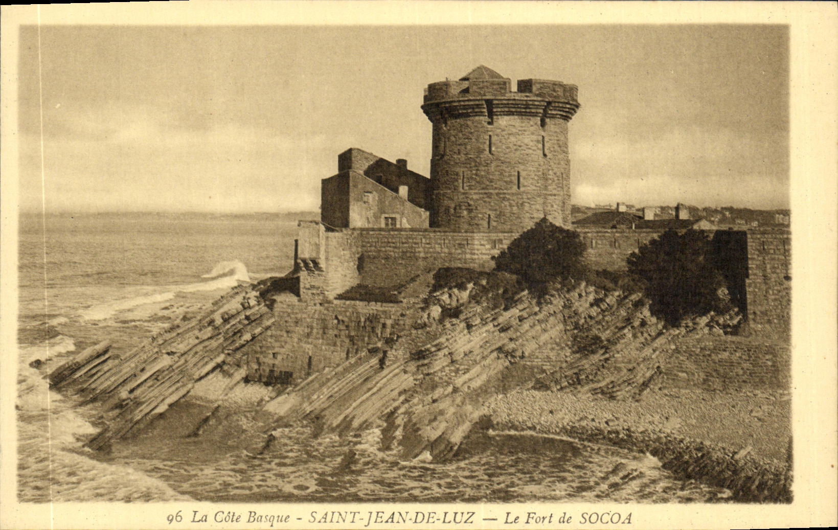Saint-Jean-de-Luz — Il Forte di Socoa — Editore Promotypie Gauthreau, La Gironde