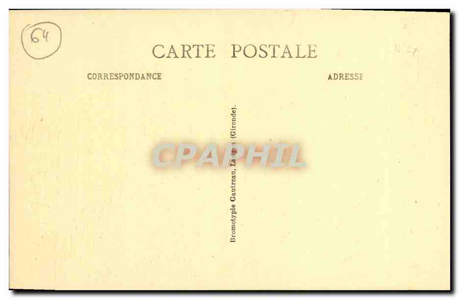 CPA Saint Jean De Luz Un Coin Du Port Bateaux — Verso