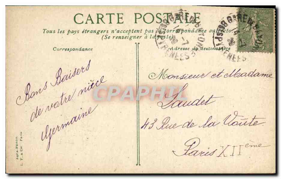 Saint-Tropez — vue du port — éditeur A. V. A. Photo, Paris — Reverso