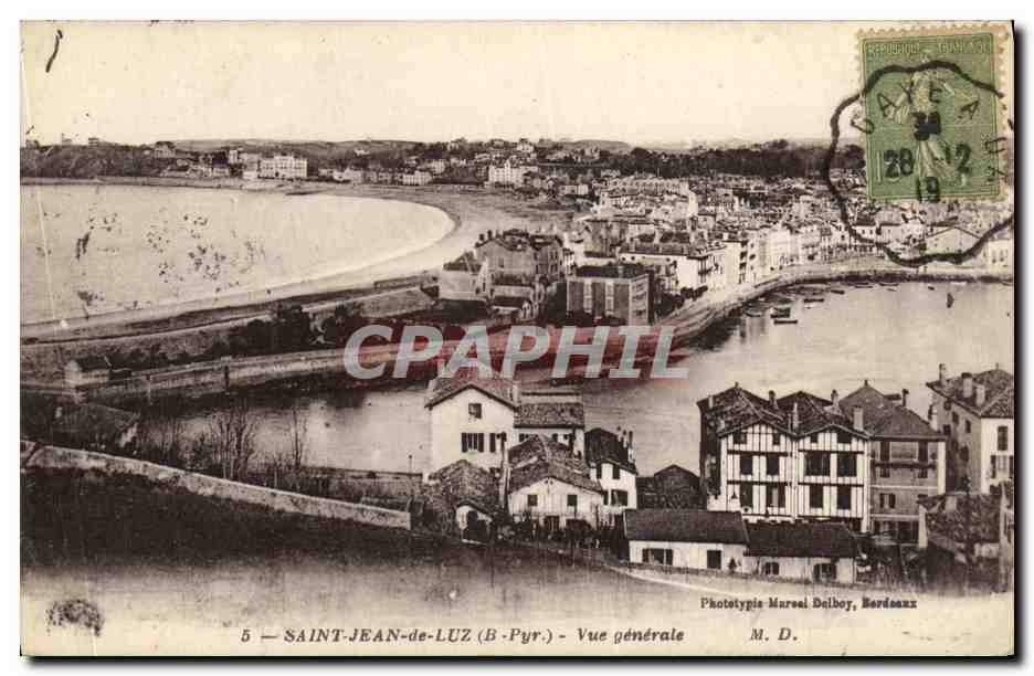 CPA Saint Jean De Luz Vue Generale