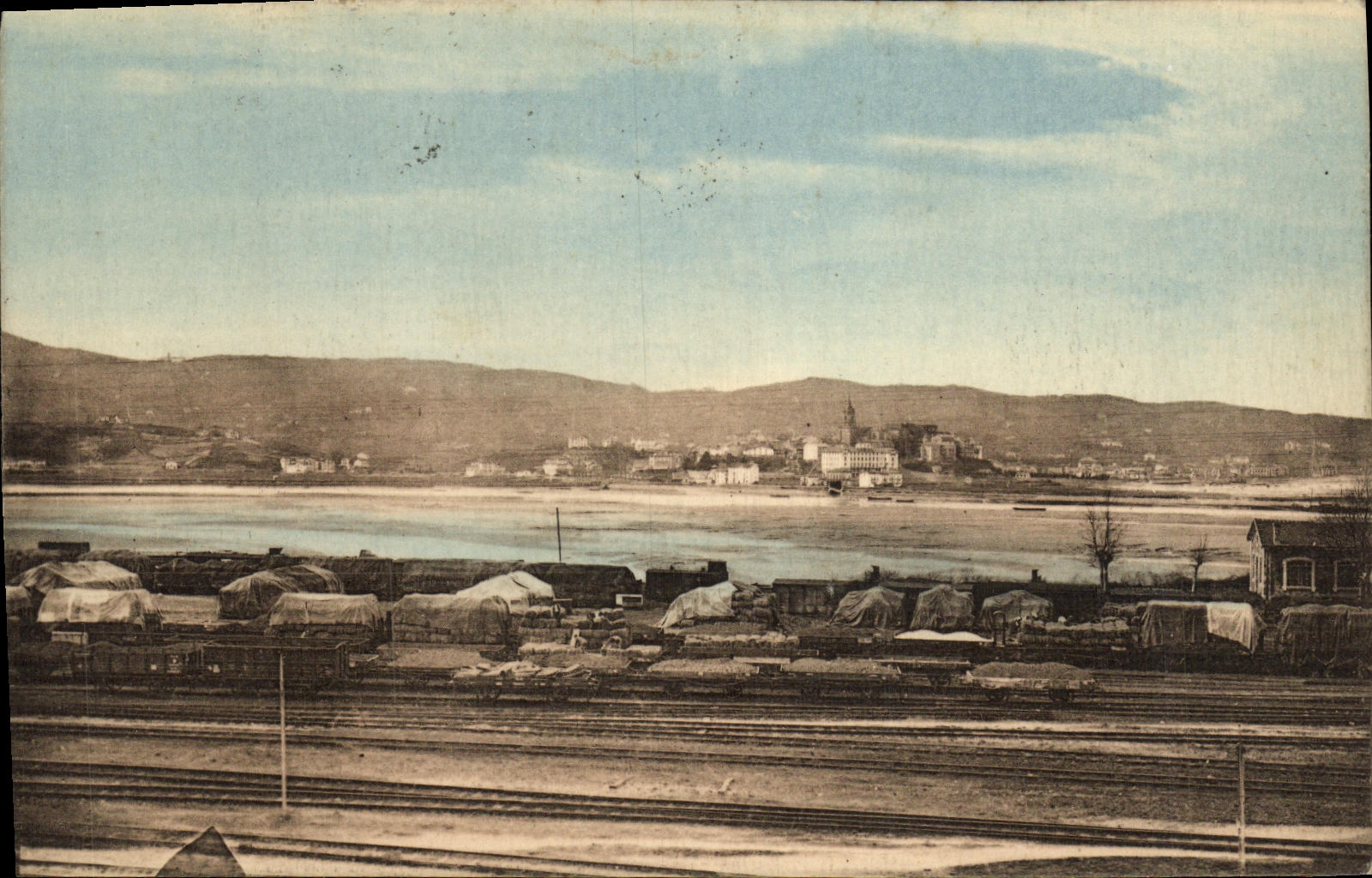 Fontarabie, vue de la Gare d'Hendaye — R. Bergeron, 6315 Le Pays Basque