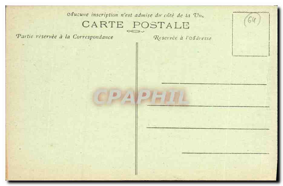 CPA Cambo Maison Rostand a Arnaga Entree de la Villa — Rückseite