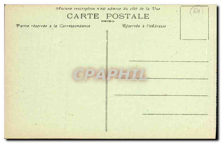 Maison Rosstand à Arnaga — La Table ronde du Pavillon et la Pièce d'eau — Phototypie Marcel Delboy, Bordeaux — Reverso