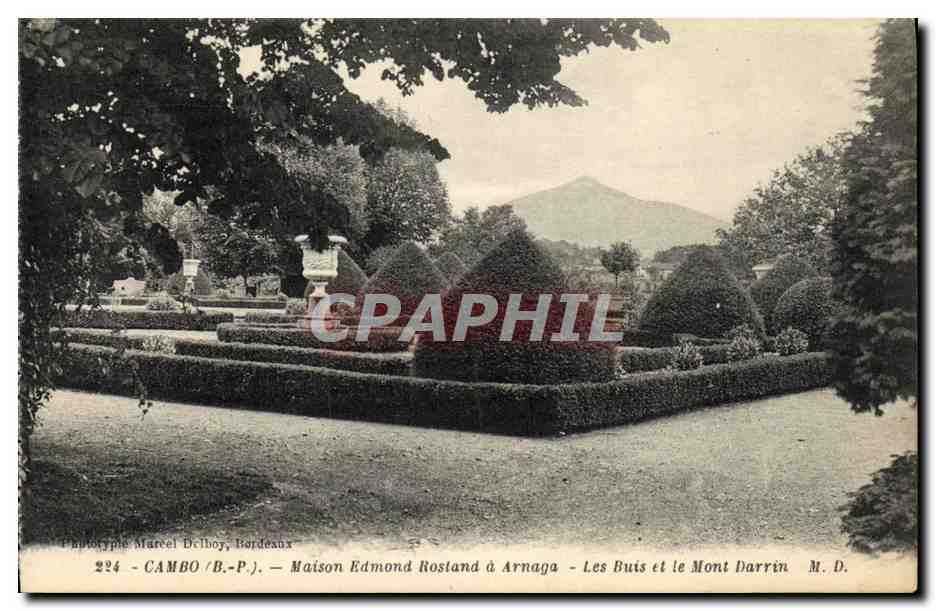 Maison Edmond Rostand à Arnaga — Les Buis et le Mont Darrin — Marcel Delboy, Bordeaux