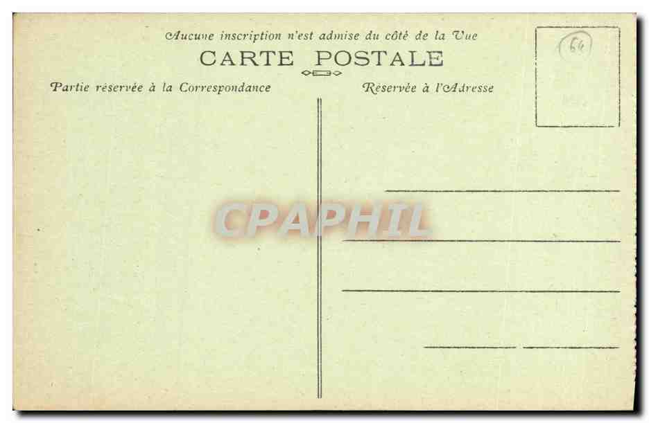 Maison Edmond Rostand à Arnaga — Les Buis et le Mont Darrin — Marcel Delboy, Bordeaux — Verso